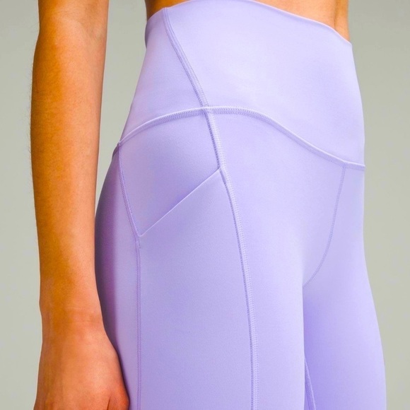 Lululemon Align High Rise Pant with Pockets Purple Lilac Smoke 14 Nwt - Picture 3 of 12